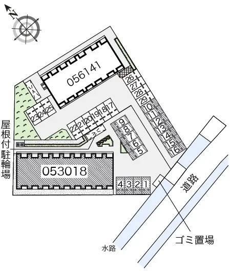 仙台市宮城野区福室字田中東一番 月極駐車場